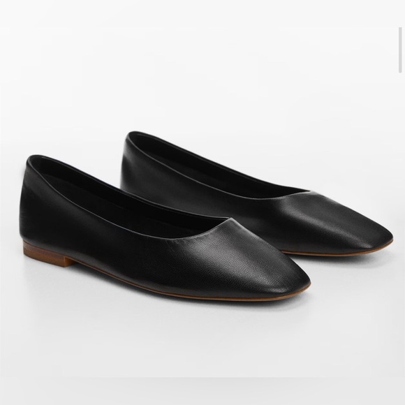 MANGO - New without box - Size 37 - Leather Flats - Picture 2 of 5